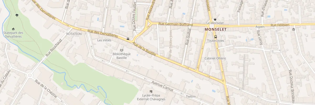 Plan du 82 Rue de la Bastille à Nantes