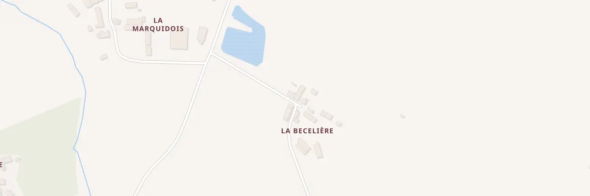 Plan du 1 La Bécelière à Bazouges-la-Pérouse