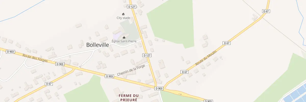 Plan du 8 Rte de Pierrepont - Bolleville à La Haye