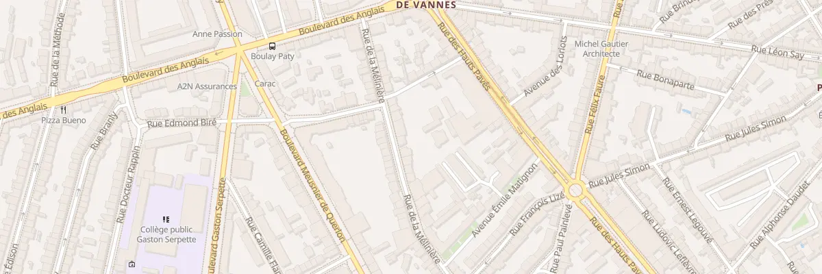 Plan du 47 Rue de la Mélinière à Nantes