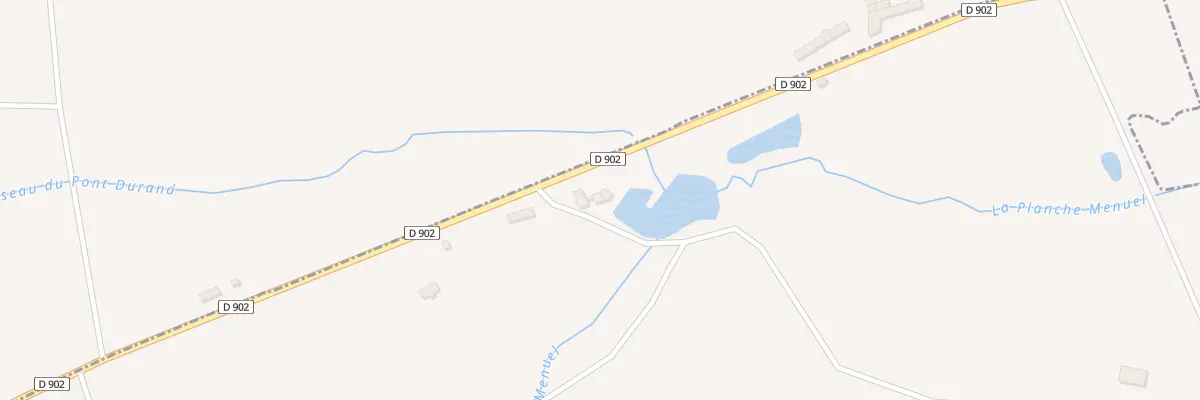 Plan du 5055A Le Pont Durand à L’Étang-Bertrand