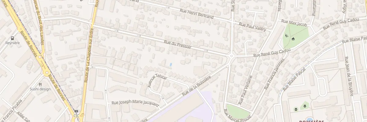 Plan du 30 Rue du Pressoir à Nantes