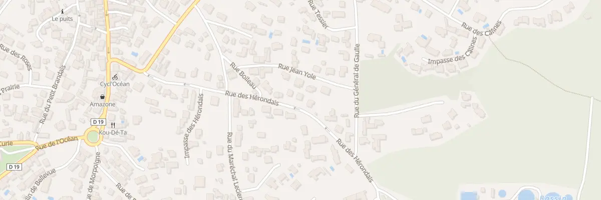 Plan du 25 Rue des herondais à Jard-sur-Mer