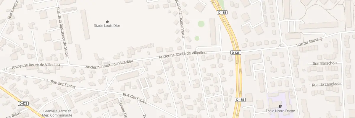 Plan du 472 Rte de Villedieu (Anc) à Granville