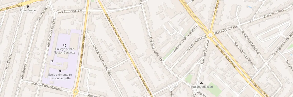 Plan du 38 Rue de la Mélinière à Nantes