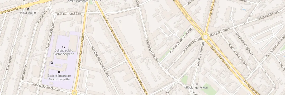 Plan du 40 Rue de la Mélinière à Nantes