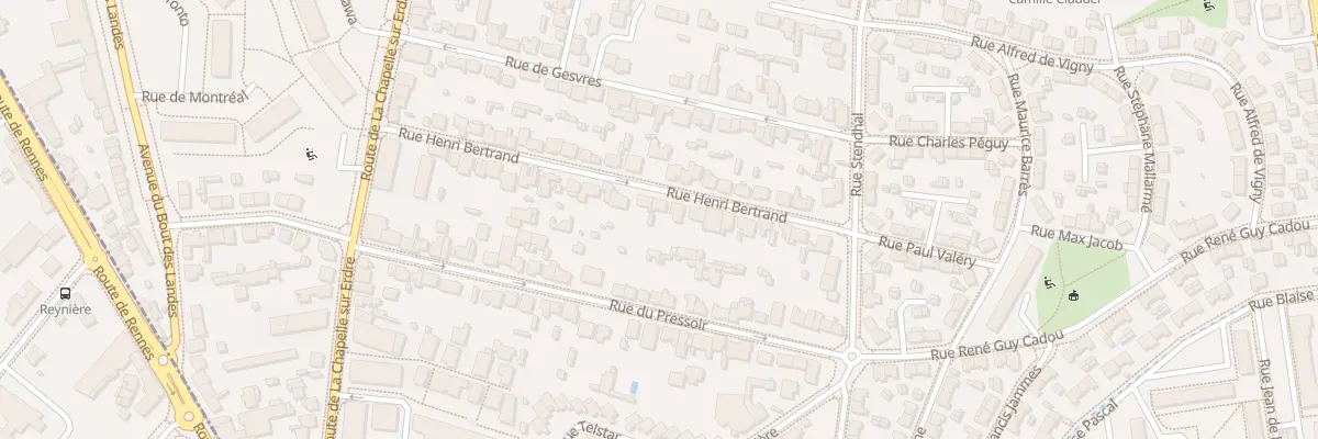 Plan du 28 Rue Henri Bertrand à Nantes