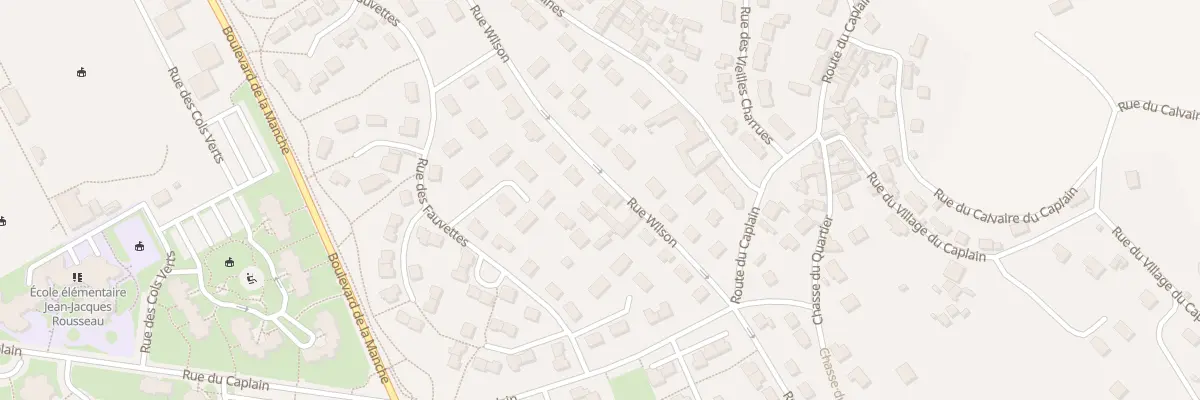 Plan du 665 Rue Wilson à Cherbourg-en-Cotentin