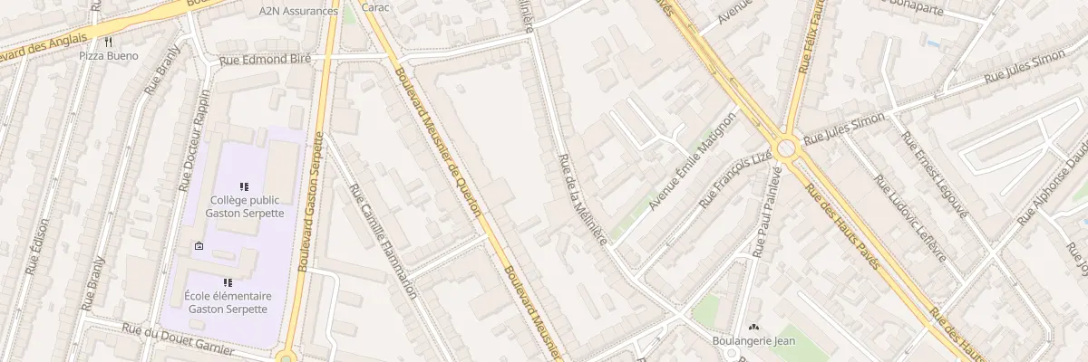 Plan du 42 Rue de la Mélinière à Nantes