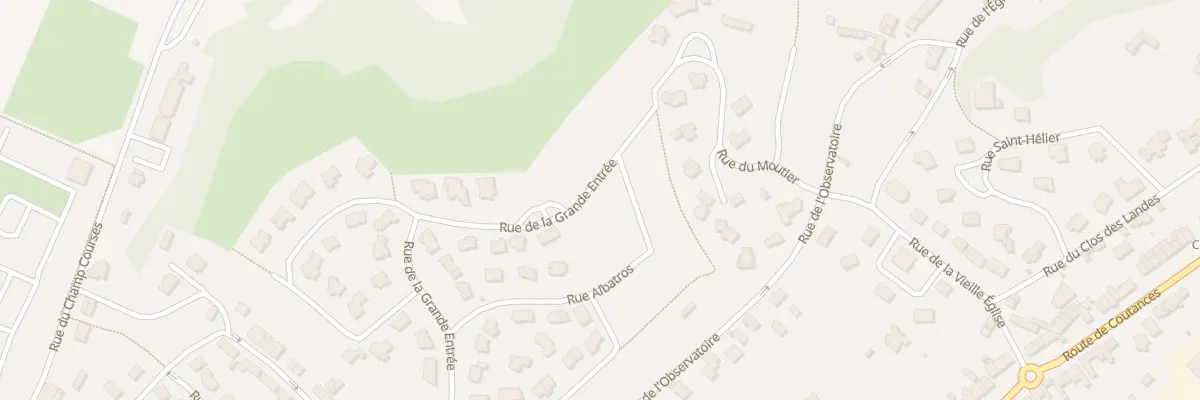 Plan du 28 Rue de la Grande Entrée à Donville-les-Bains