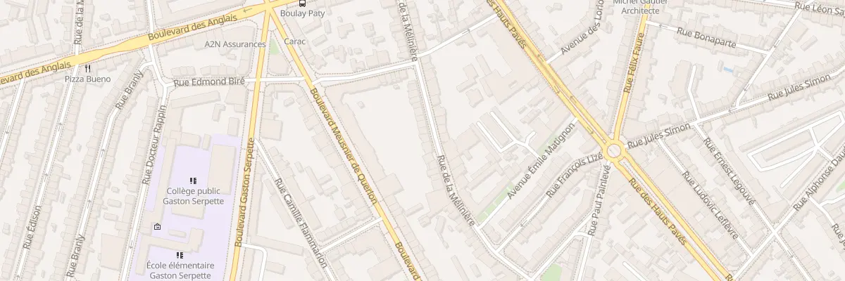 Plan du 50 Rue de la Mélinière à Nantes