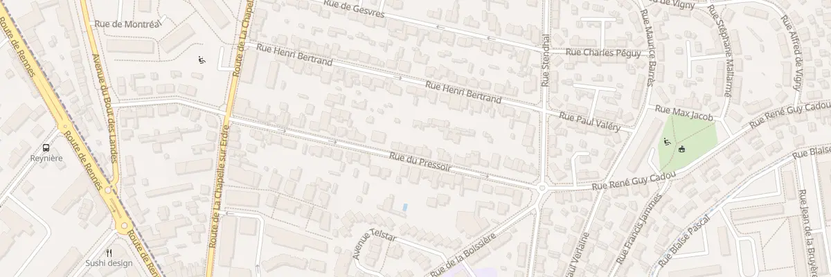 Plan du 31B Rue du Pressoir à Nantes