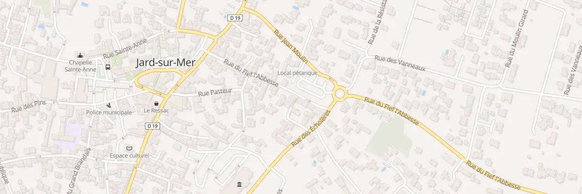 Plan du 20 Rue du fief l’abbesse à Jard-sur-Mer
