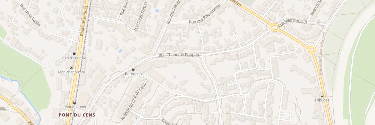 Plan du 48 Rue Chanoine Poupard à Nantes