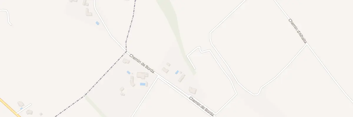 Plan du 4 Che de Borda à Arbonne