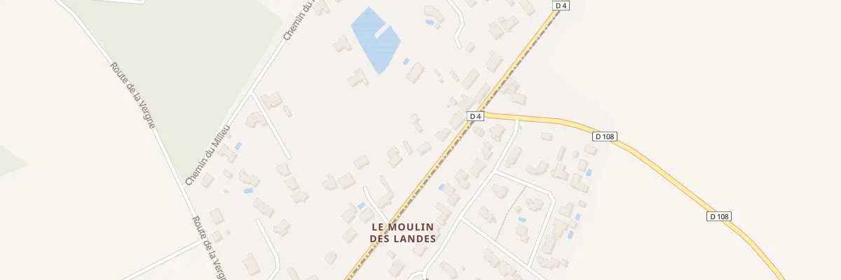 Plan du 311 Rue du moulin des landes à Talmont-Saint-Hilaire