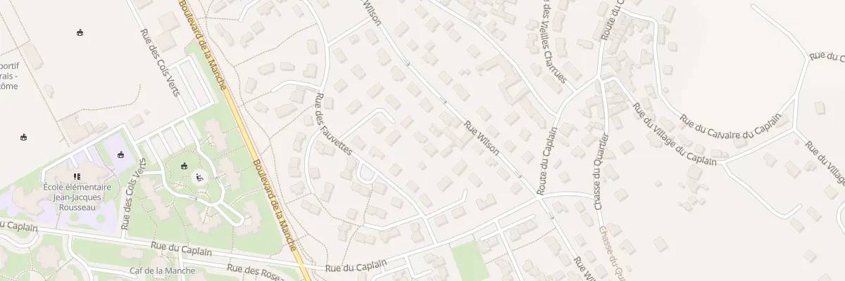 Plan du 675 Rue Wilson à Cherbourg-en-Cotentin