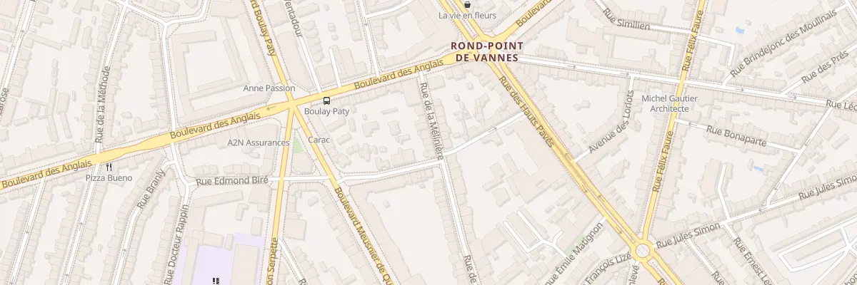 Plan du 72B Rue de la Mélinière à Nantes