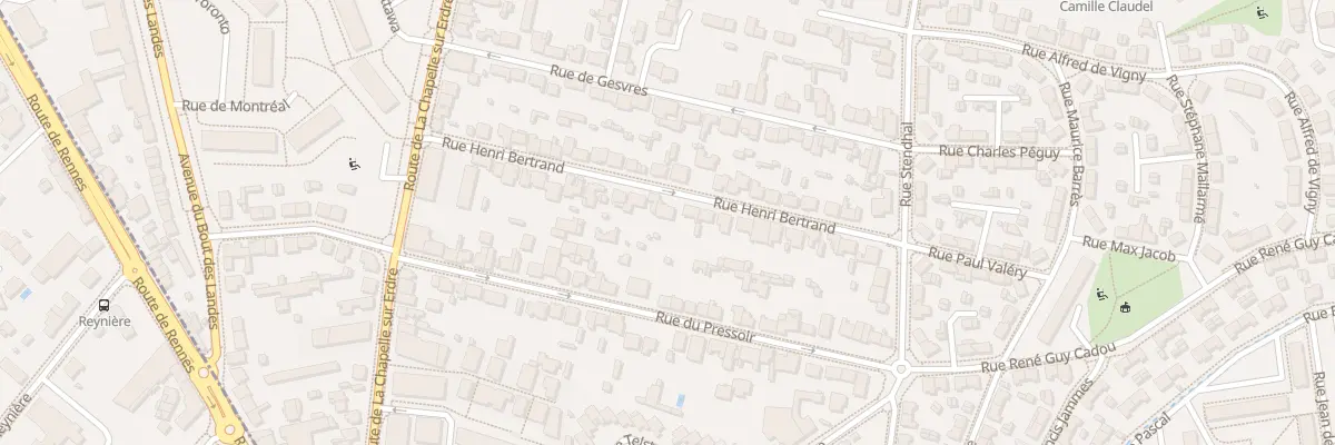 Plan du 24 Rue Henri Bertrand à Nantes