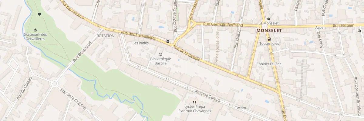 Plan du 87 Rue de la Bastille à Nantes