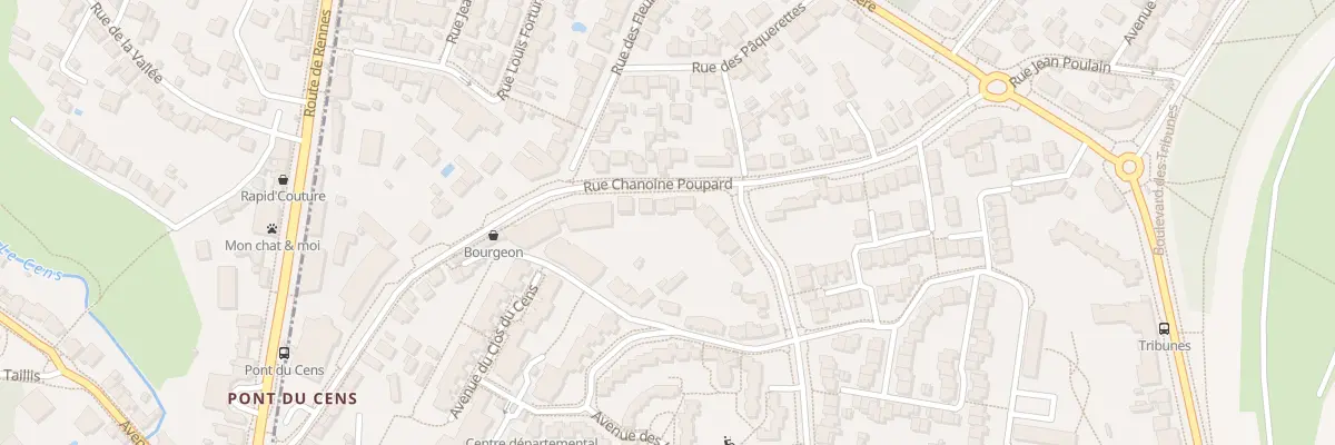 Plan du 46 Rue Chanoine Poupard à Nantes
