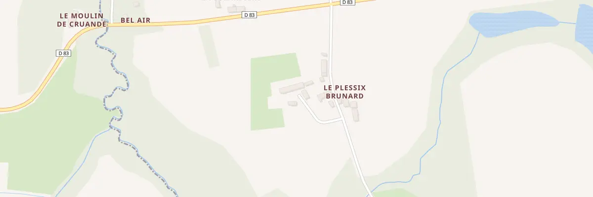 Plan du 5110 Le Plessix Brunard à Vieux-Viel