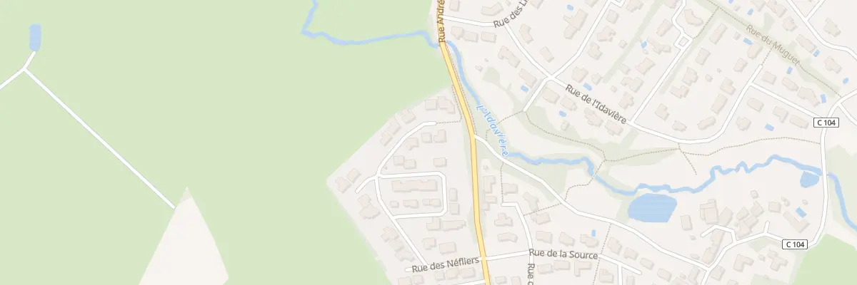 Plan du 12 Rue des néfliers à Landeronde