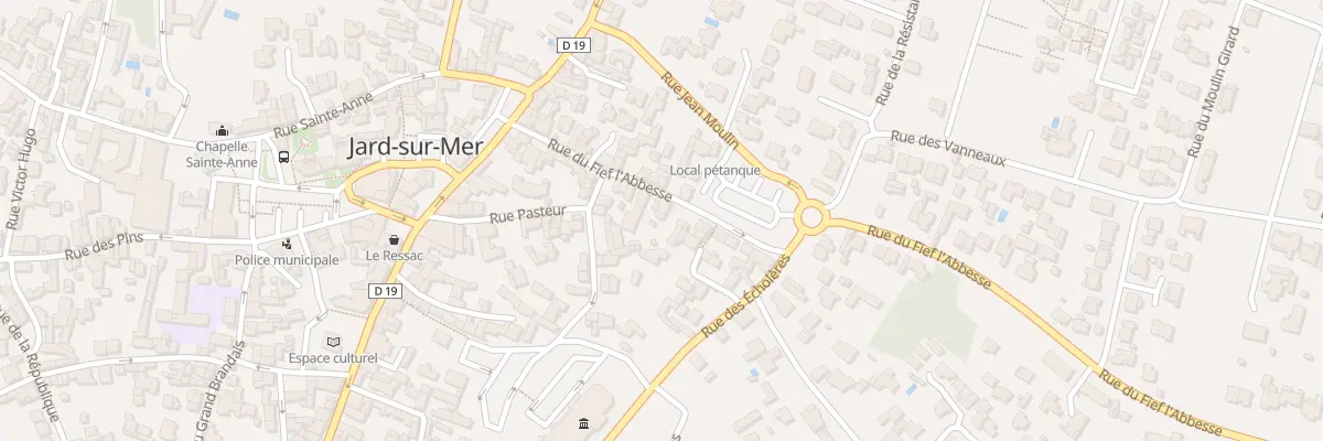 Plan du 14 Rue du fief l’abbesse à Jard-sur-Mer