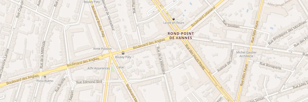Plan du 11 Bd des Anglais à Nantes