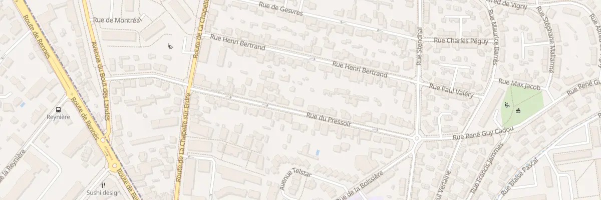 Plan du 27 Rue du Pressoir à Nantes
