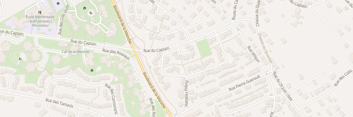 Plan du 556 Rue du Caplain à Cherbourg-en-Cotentin