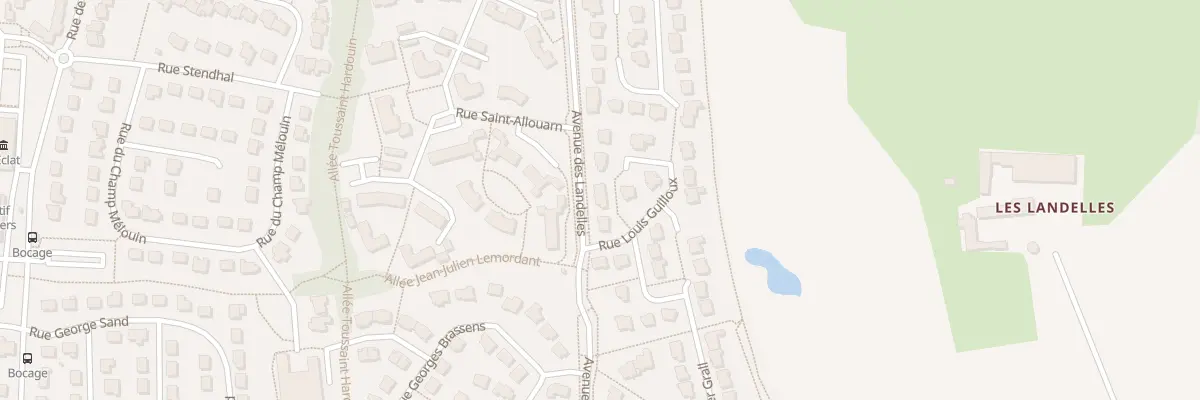 Plan du 22 Rue Louis Guilloux à Thorigné-Fouillard