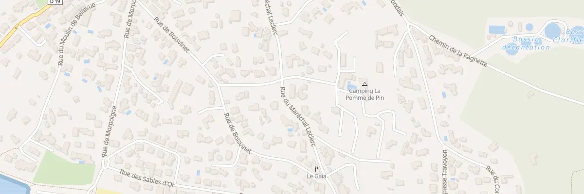Plan du 10 Rue du Mal Leclerc à Jard-sur-Mer