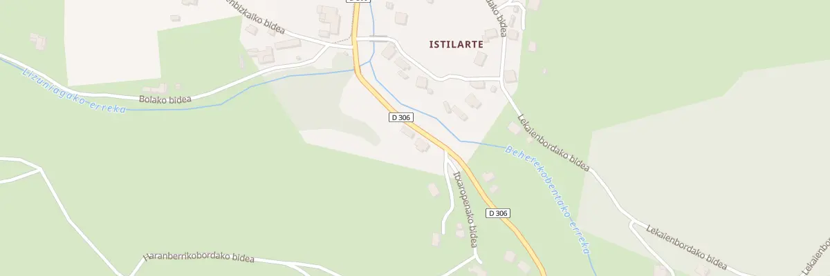 Plan du 960 Lizarrietako errebidea à Sare