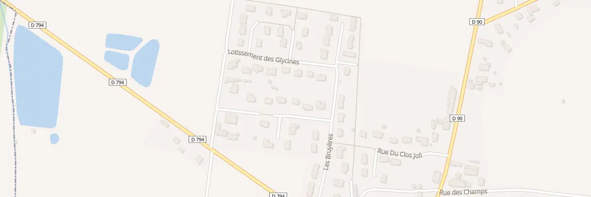 Plan du 13 Lot des Bruyeres à Saint-Rémy-du-Plain