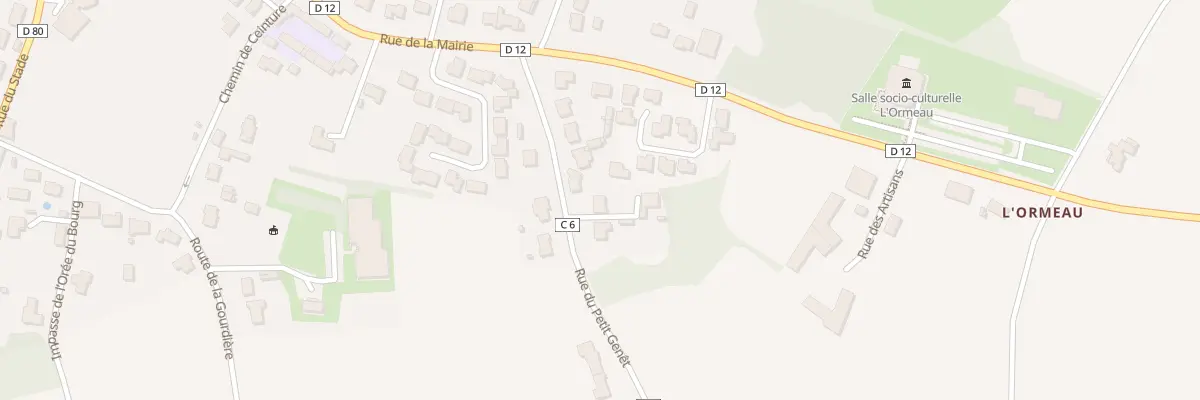 Plan du 9 Rue du Petit genêt à Sainte-Flaive-des-Loups
