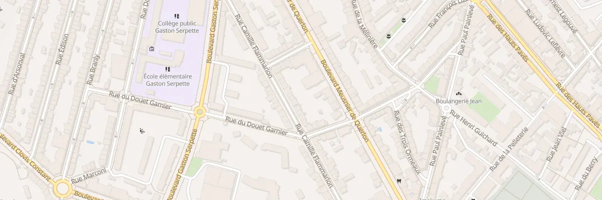 Plan du 46 Rue Camille Flammarion à Nantes