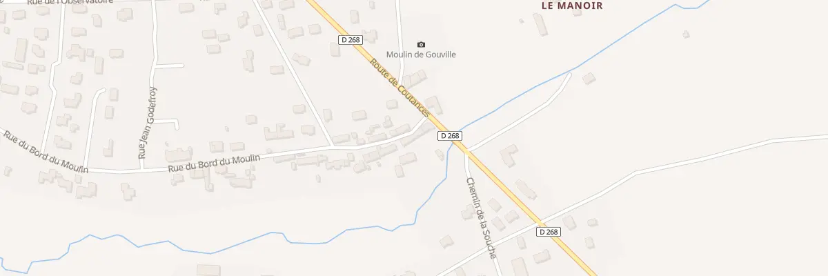 Plan du 77 Rue du Bord du Moulin à Gouville-sur-Mer