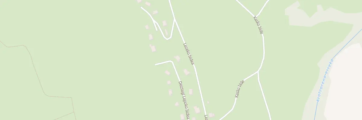 Plan du 290 Deiztegi Lepoko bidea à Sare