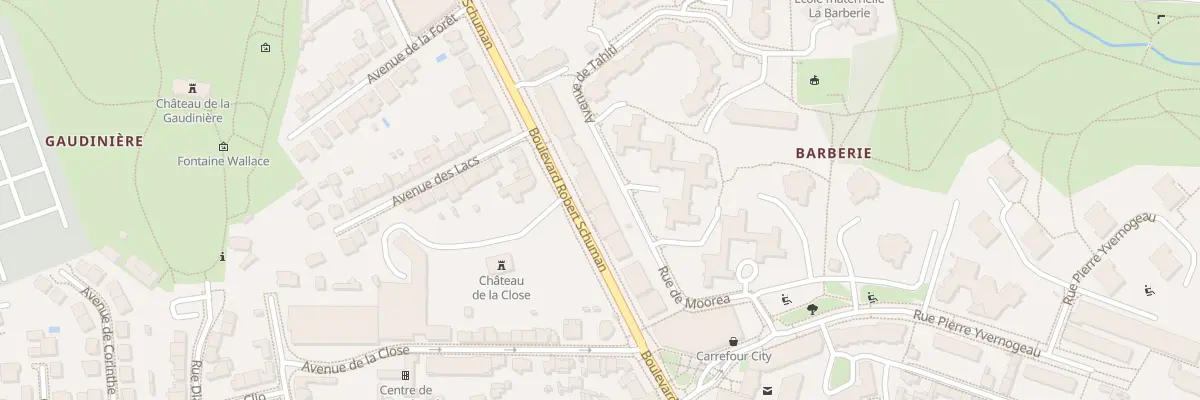 Plan du 184 Bd Robert Schuman à Nantes
