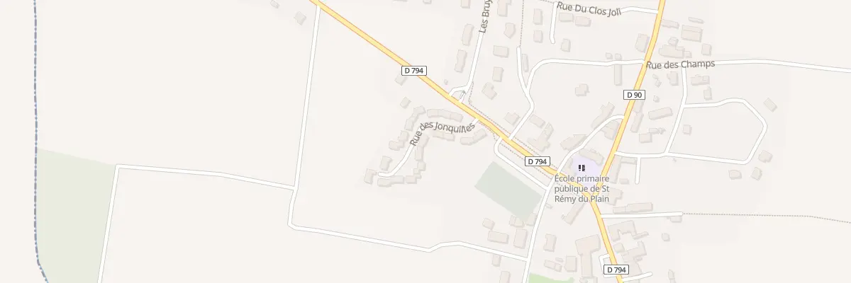 Plan du 5 Rue Des Jonquilles à Saint-Rémy-du-Plain