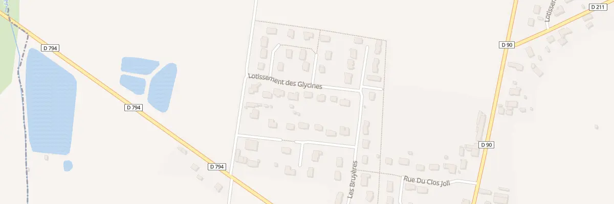 Plan du 4 Lot Les Glycines à Saint-Rémy-du-Plain
