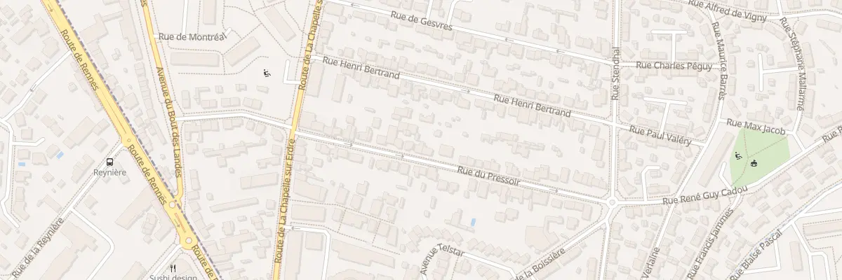 Plan du 21 Rue du Pressoir à Nantes