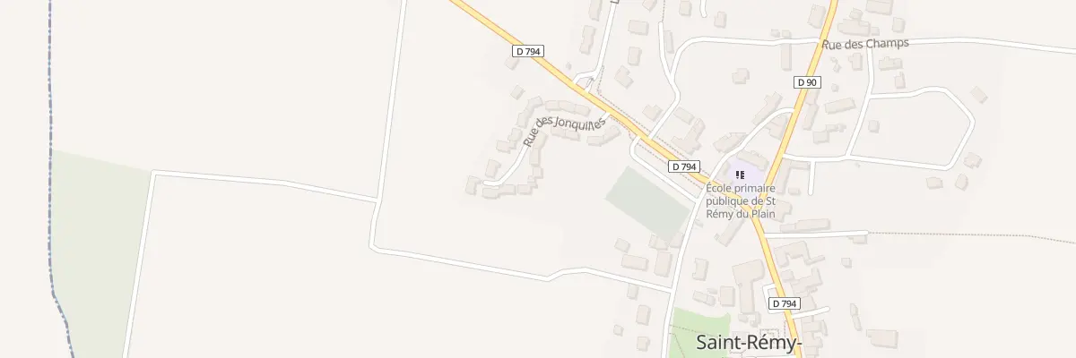 Plan du 7 Rue Des Jonquilles à Saint-Rémy-du-Plain