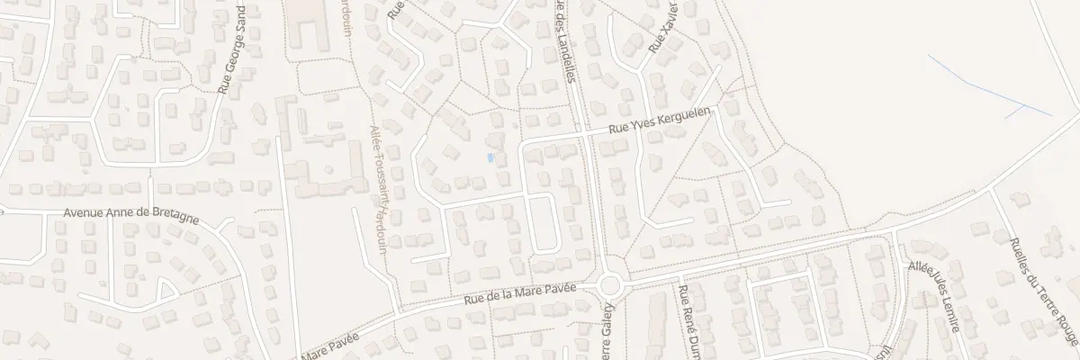 Plan du 1 All Félix Leclerc à Thorigné-Fouillard