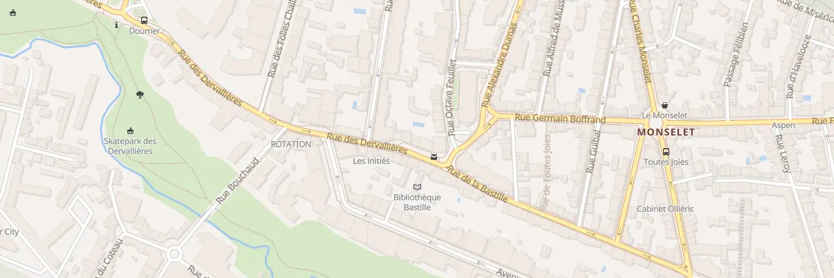 Plan du 2T Rue des Dervallières à Nantes