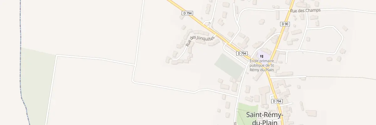 Plan du 8 Rue Des Jonquilles à Saint-Rémy-du-Plain