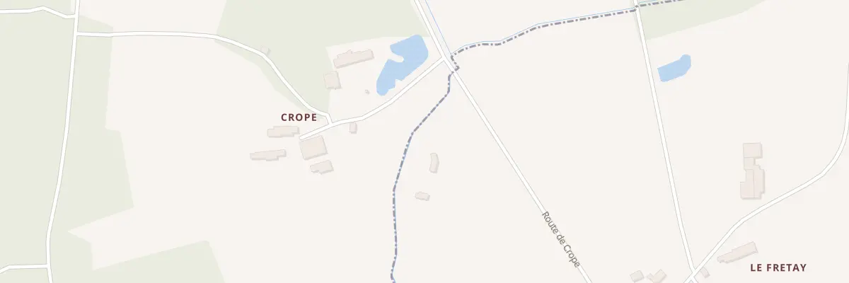 Plan du 5553 Crope à Teillay