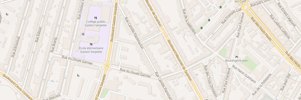 Plan du 56 Rue Camille Flammarion à Nantes