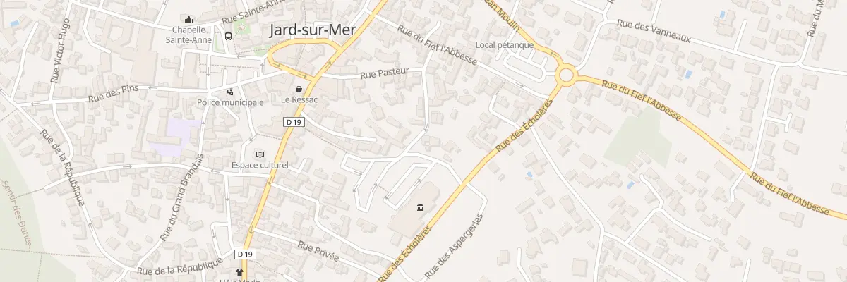 Plan du 7 Rue du moulin rambaud à Jard-sur-Mer